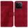 Custodia per telefono in pelle goffrata a forma di sette per Honor Play 60 Plus (rosso) Custodia per telefono in pelle goffrata a forma di sette per Honor Play 60 Plus (rosso)