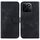 Custodia per telefono in pelle goffrata a forma di sette per Honor Play 60 Plus (nera) Custodia per telefono in pelle goffrata a forma di sette per Honor Play 60 Plus (nera)
