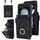 Per Samsung Galaxy Z Flip6 Custodia per telefono con slot per schede RFID a forma di V con supporto ad anello (nero) Per Samsung Galaxy Z Flip6 Custodia per telefono con slot per schede RFID a forma di V con supporto ad anello (nero)
