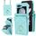 Per Samsung Galaxy Z Flip6 Custodia per telefono con slot per schede RFID a forma di V con supporto ad anello (verde) Per Samsung Galaxy Z Flip6 Custodia per telefono con slot per schede RFID a forma di V con supporto ad anello (verde)