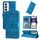 Per OPPO Reno12 5G Custodia per cellulare in pelle di girasole goffrata globale (blu) Per OPPO Reno12 5G Custodia per cellulare in pelle di girasole goffrata globale (blu)