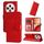 Per OPPO Reno12 F 5G Custodia per telefono in pelle con stampa girasole globale (rosso) Per OPPO Reno12 F 5G Custodia per telefono in pelle con stampa girasole globale (rosso)