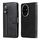 Custodia per cellulare in pelle con cerniera alla moda per Honor 200 Pro (nera) Custodia per cellulare in pelle con cerniera alla moda per Honor 200 Pro (nera)