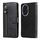Custodia per cellulare in pelle con cerniera alla moda per Honor 200 (nera) Custodia per cellulare in pelle con cerniera alla moda per Honor 200 (nera)