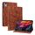 Custodia per tablet in pelle goffrata giglio per Lenovo Tab K11 Plus (marrone) Custodia per tablet in pelle goffrata giglio per Lenovo Tab K11 Plus (marrone)