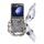 Per Samsung Galaxy Z Flip6 Custodia per telefono a copertura totale in stile ricamo fai-da-te con sciarpa/bracciale (nero) Per Samsung Galaxy Z Flip6 Custodia per telefono a copertura totale in stile ricamo fai-da-te con sciarpa/bracciale (nero)