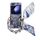 Per Samsung Galaxy Z Flip6 Custodia per telefono a copertura totale in stile ricamo fai-da-te con sciarpa/bracciale (blu) Per Samsung Galaxy Z Flip6 Custodia per telefono a copertura totale in stile ricamo fai-da-te con sciarpa/bracciale (blu)