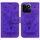 Custodia per telefono in pelle goffrata con motivo a farfalla rosa per Honor Play 60 Plus (viola) Custodia per telefono in pelle goffrata con motivo a farfalla rosa per Honor Play 60 Plus (viola)
