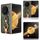 Custodia per telefono in pelle con cinturino For Honor Magic V3 (verde)