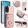 Per Honor 200 5G Organ Card Bag Ring Holder Custodia per telefono con cordino lungo (rosa) Per Honor 200 5G Organ Card Bag Ring Holder Custodia per telefono con cordino lungo (rosa)
