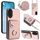 Per Honor 200 Pro 5G Custodia per telefono con anello porta carte e cordino lungo (rosa) Per Honor 200 Pro 5G Custodia per telefono con anello porta carte e cordino lungo (rosa)