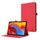 Per Lenovo Tab Plus 11.5 Custodia in tessuto e pelle per tablet (rosso)
