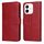 Custodia per telefono in pelle con texture di vitello classica per Honor X60i (rosso) Custodia per telefono in pelle con texture di vitello classica per Honor X60i (rosso)