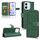Custodia per telefono in pelle magnetica con chiusura magnetica per Honor X60i 5G (verde) Custodia per telefono in pelle magnetica con chiusura magnetica per Honor X60i 5G (verde)