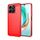 Custodia per telefono in TPU con fibra di carbonio spazzolata per Honor X6b (rosso) Custodia per telefono in TPU con fibra di carbonio spazzolata per Honor X6b (rosso)