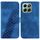 Custodia per telefono in pelle goffrata a forma di sette per Honor X6b (blu) Custodia per telefono in pelle goffrata a forma di sette per Honor X6b (blu)