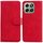 Custodia per telefono in pelle Flip Skin Feel Pure Color per Honor X6b (rosso) Custodia per telefono in pelle Flip Skin Feel Pure Color per Honor X6b (rosso)