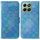 Per Honor X6b Custodia per telefono in pelle con fibbia magnetica colorata (blu) Per Honor X6b Custodia per telefono in pelle con fibbia magnetica colorata (blu)