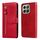 Custodia per cellulare in pelle con cerniera alla moda per Honor X6b (rossa) Custodia per cellulare in pelle con cerniera alla moda per Honor X6b (rossa)