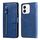 Custodia per telefono in pelle con cerniera e texture di vitello alla moda per Honor X60i (blu) Custodia per telefono in pelle con cerniera e texture di vitello alla moda per Honor X60i (blu)