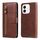 Custodia per telefono in pelle con cerniera e texture di vitello alla moda per Honor X60i (marrone) Custodia per telefono in pelle con cerniera e texture di vitello alla moda per Honor X60i (marrone)