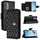 Per Nokia G400 Custodia per telefono cellulare in pelle con texture rombica e cordino (nero) Per Nokia G400 Custodia per telefono cellulare in pelle con texture rombica e cordino (nero)