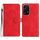 Custodia in pelle con motivo in rilievo floreale per Honor 200 Lite (rosso) Custodia in pelle con motivo in rilievo floreale per Honor 200 Lite (rosso)
