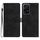 Custodia per telefono in pelle con motivo a farfalla e fiore per Honor 200 Lite (nero) Custodia per telefono in pelle con motivo a farfalla e fiore per Honor 200 Lite (nero)