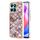 Custodia per telefono in TPU IMD galvanica per Honor X6b (scaglie rosa)