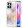 Custodia per telefono in TPU IMD galvanica per Honor X6b (marmo bianco)