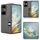 Custodia per telefono con slot per schede con texture litchi per Honor Magic Vs3 (grigio) Custodia per telefono con slot per schede con texture litchi per Honor Magic Vs3 (grigio)
