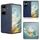 Custodia per telefono con retro in tessuto litchi For Honor Magic Vs3 (blu) Custodia per telefono con retro in tessuto litchi For Honor Magic Vs3 (blu)