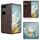 Custodia per telefono con cover posteriore in tessuto litchi per Honor Magic Vs3 (marrone) Custodia per telefono con cover posteriore in tessuto litchi per Honor Magic Vs3 (marrone)
