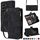 Per Samsung Galaxy Z Fold6 5G Custodia a tracolla con cerniera in pelle con slot multi-card (nero) Per Samsung Galaxy Z Fold6 5G Custodia a tracolla con cerniera in pelle con slot multi-card (nero)