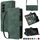 Per Samsung Galaxy Z Fold6 5G Custodia a tracolla con cerniera in pelle con slot multi-card (verde) Per Samsung Galaxy Z Fold6 5G Custodia a tracolla con cerniera in pelle con slot multi-card (verde)
