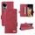 Per vivo S19 Pro Custodia in pelle con chiusura magnetica (rosso)