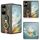 Custodia per telefono in pelle con cinturino For Honor Magic VS3 (verde)
