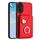 Per Honor 200 5G Organ Card Bag Ring Holder Custodia per telefono PU (rosso) Per Honor 200 5G Organ Card Bag Ring Holder Custodia per telefono PU (rosso)