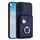 Per Honor 200 Pro 5G Organ Card Bag Ring Holder Custodia per telefono PU (blu) Per Honor 200 Pro 5G Organ Card Bag Ring Holder Custodia per telefono PU (blu)