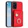 Per Honor 200 Lite 5G Global Organ Card Bag Ring Holder Custodia per telefono PU (rosso) Per Honor 200 Lite 5G Global Organ Card Bag Ring Holder Custodia per telefono PU (rosso)