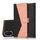 Custodia per telefono in pelle con cuciture bicolore per Honor 200 (nero, rosa e oro) Custodia per telefono in pelle con cuciture bicolore per Honor 200 (nero, rosa e oro)