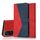 Custodia per telefono in pelle con cuciture bicolore per Honor 200 Lite Global (rosso blu) Custodia per telefono in pelle con cuciture bicolore per Honor 200 Lite Global (rosso blu)
