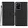 Custodia in pelle con effetto pelle goffrata a diamante per Honor 200 Lite Global (nera) Custodia in pelle con effetto pelle goffrata a diamante per Honor 200 Lite Global (nera)