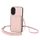 Per Honor 200 Pro 5G Rhombic Texture Card Bag RFID Custodia per telefono con cordino lungo (oro rosa) Per Honor 200 Pro 5G Rhombic Texture Card Bag RFID Custodia per telefono con cordino lungo (oro rosa)