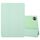 Per Huawei MatePad Pro 12.2 Custodia in silicone e pelle a tre ante per tablet (verde) Per Huawei MatePad Pro 12.2 Custodia in silicone e pelle a tre ante per tablet (verde)