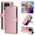 Per vivo Y22s 4G / Y22 4G 2022 custodia per telefono in pelle con vibrazione orizzontale multifunzionale con tre slot per schede (oro rosa) Per vivo Y22s 4G / Y22 4G 2022 custodia per telefono in pelle con vibrazione orizzontale multifunzionale con tre slot per schede (oro rosa)