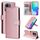 Per vivo Y36 4G Global / Y78 Custodia in pelle con flip orizzontale multifunzionale con tre slot per carte (oro rosa) Per vivo Y36 4G Global / Y78 Custodia in pelle con flip orizzontale multifunzionale con tre slot per carte (oro rosa)