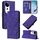 Per vivo S19 Pro Custodia a tracolla in pelle con stampa 3D (viola)