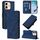 Per vivo Y28 4G Custodia a tracolla in pelle con stampa 3D (blu)