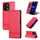 Per vivo Y28 4G AZNS Custodia per telefono in pelle di vitello con texture magnetica (rosso) Per vivo Y28 4G AZNS Custodia per telefono in pelle di vitello con texture magnetica (rosso)